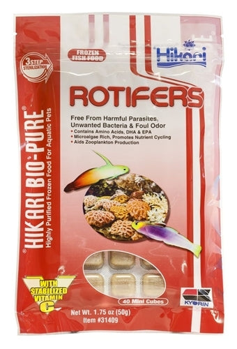 Hikari Bio-Pure Frozen Rotifers Cube Pack - 1.75oz - The Pet Source