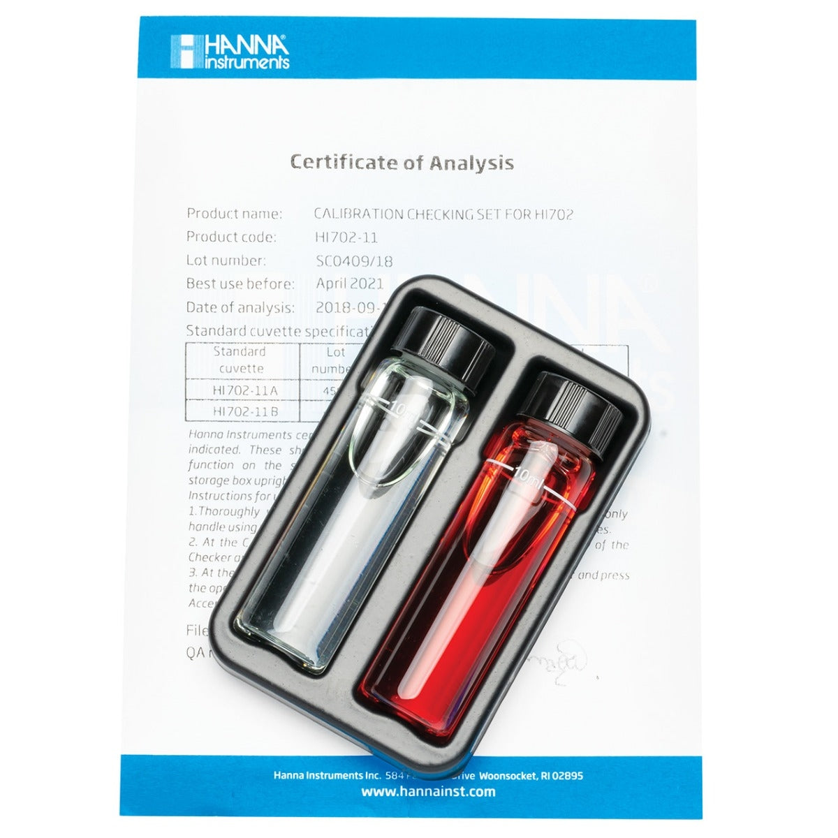 Hanna Marine Marine pH Checker Calibration Check Set HI780-11 - The Pet Source