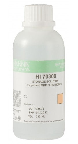 Hanna Electrode Storage Solution 230 mL - HI70300M - The Pet Source