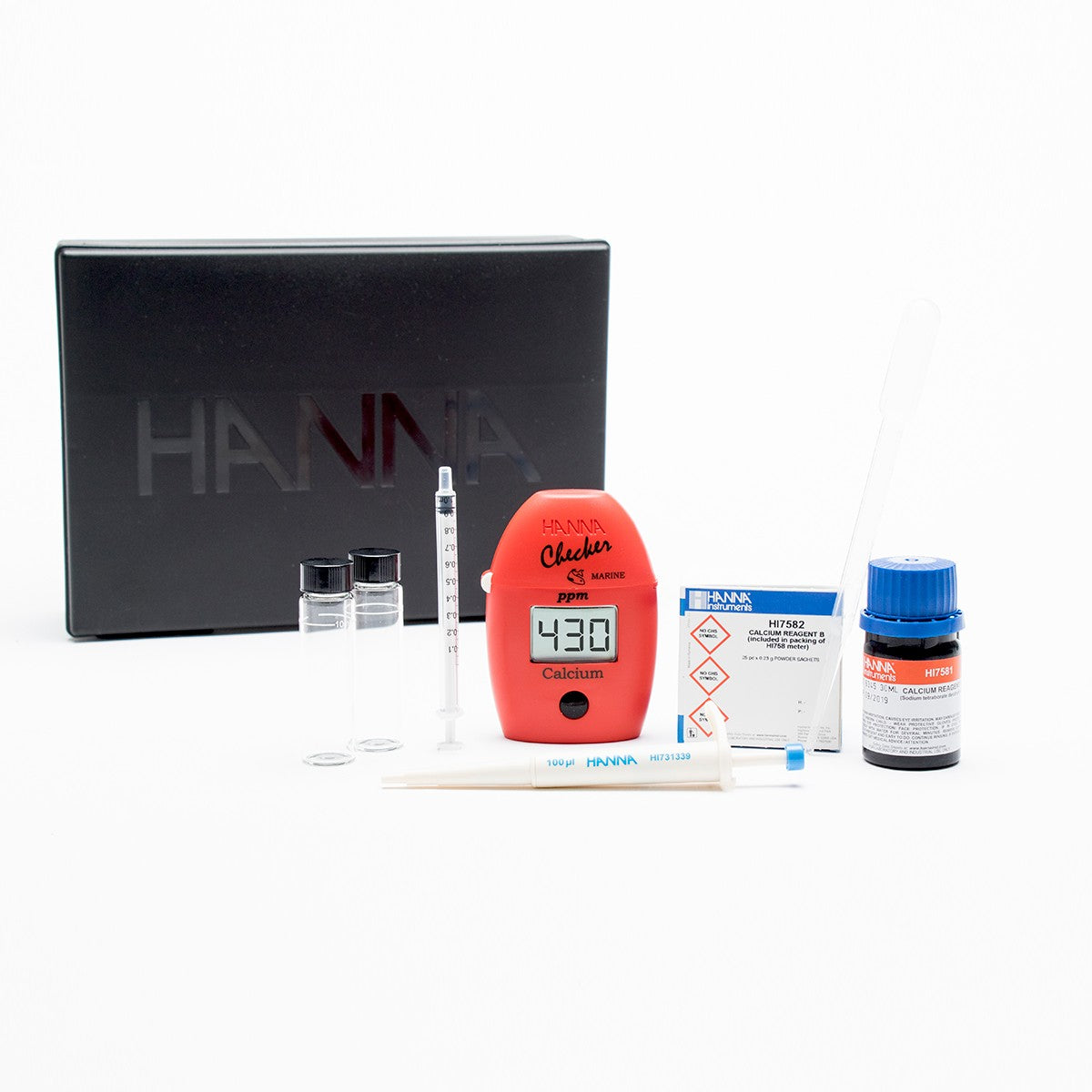 Hanna Checker Saltwater Aquarium Calcium Colorimeter HI758 - The Pet Source