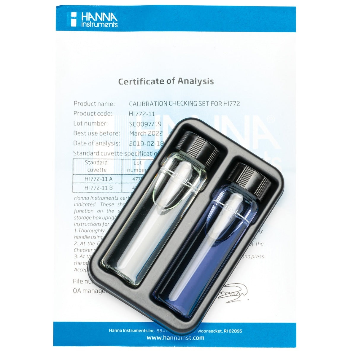 Hanna Marine Alkalinity Checker® HC Calibration Check Set HI755-11 - The Pet Source