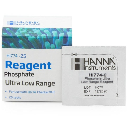 Hanna Checker Phosphate Ultra Low Range Reagent 25 Tests HI774-25 - The Pet Source