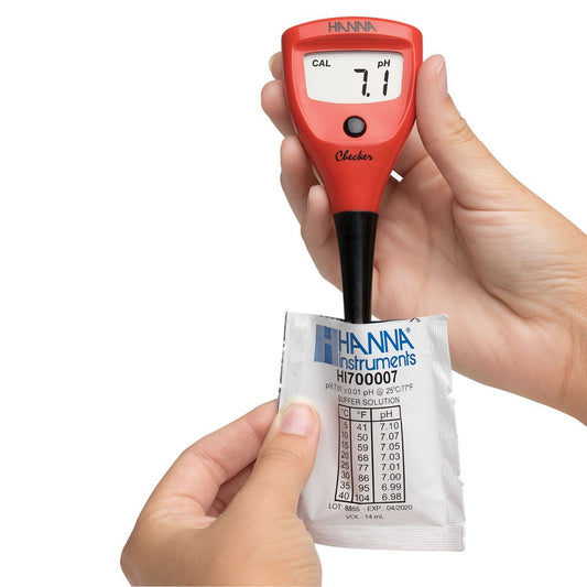 Hanna Checker pH Tester with 0.1 pH Resolution HI98103 - The Pet Source