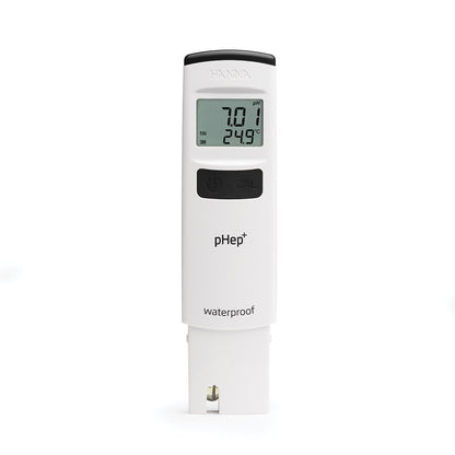 Hanna pHep®+ Waterproof Pocket pH Tester with 0.01 pH Resolution HI98108 - The Pet Source
