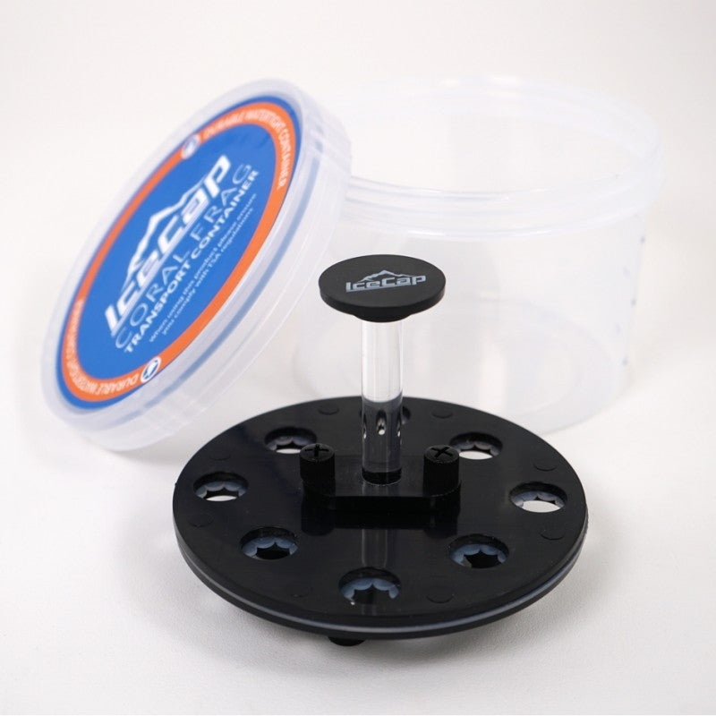 IceCap Coral Frag Transport Container - 8 Plugs - The Pet Source