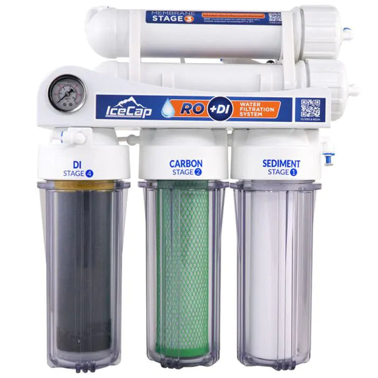 IceCap 4 Stage RO/DI System - 200 GPD - The Pet Source