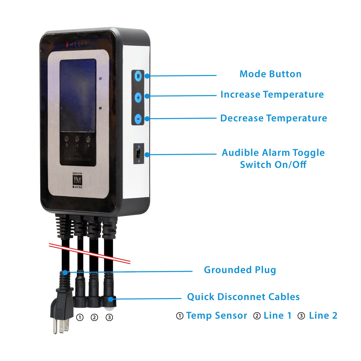 Innovative Marine Helio 200 Watt PTC Smart Heater [25-50 gallons] - The Pet Source