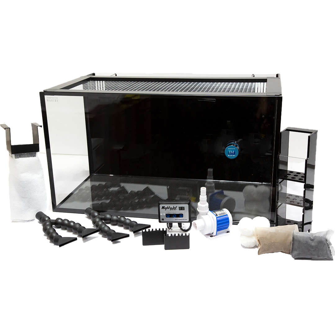 Innovative Marine NUVO Fusion Pro 2 - 20 AIO Aquarium w/ APS Pedestal - White - The Pet Source