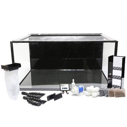 Innovative Marine Fusion Pro 2 | 50 AIO Lagoon Aquarium w/ APS Stand - Black - The Pet Source