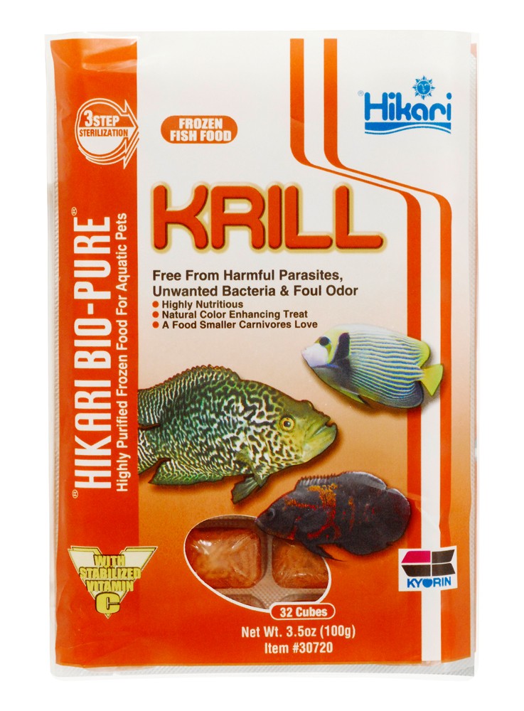 Hikari BioPure Frozen Krill Cubes Cube Pack - 3.5oz - The Pet Source
