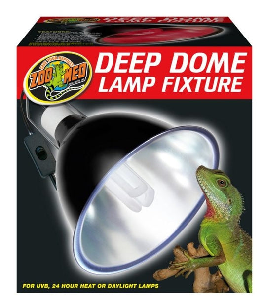Zoo Med Deep Dome Lamp Fixture - The Pet Source