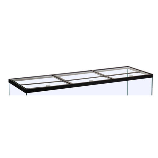 Marineland Hinged Glass Canopy 72 x 18 - 3 pc - The Pet Source
