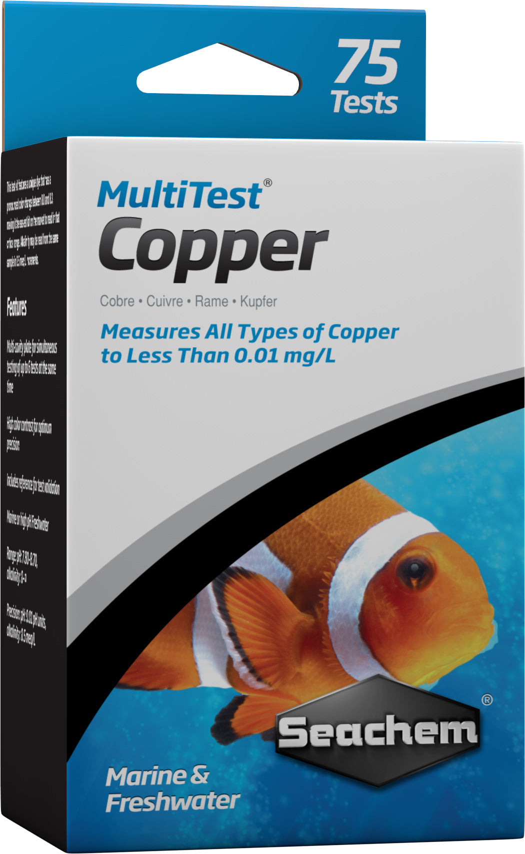 Seachem MultiTest - Copper Test Kit - The Pet Source