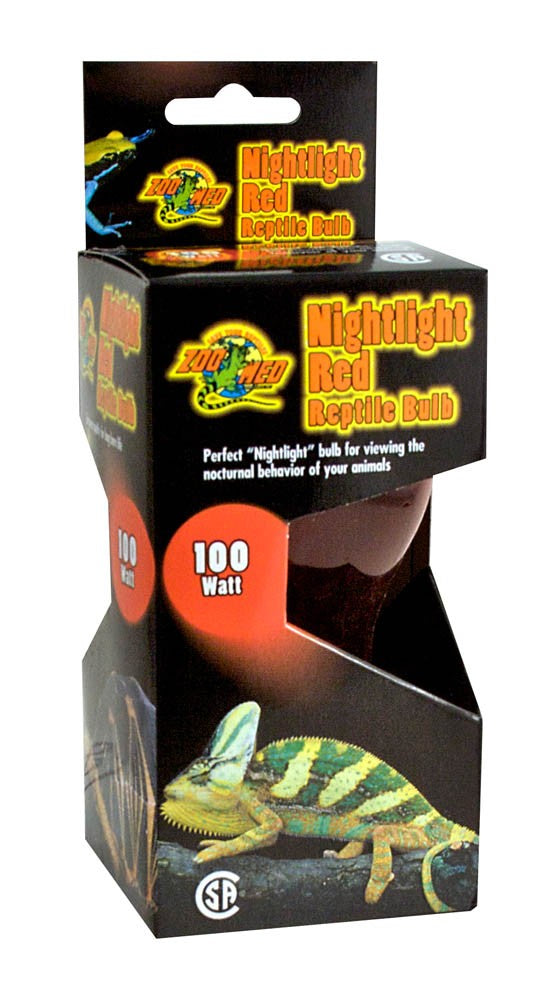 Zoo Med Nightlight Red Reptile Bulb - 100 W - The Pet Source