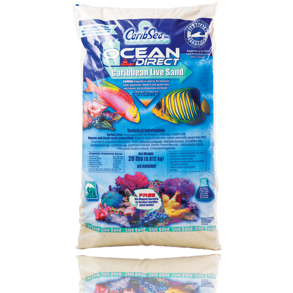 CaribSea Ocean Direct Live Sand Original Grade - 20lb - The Pet Source