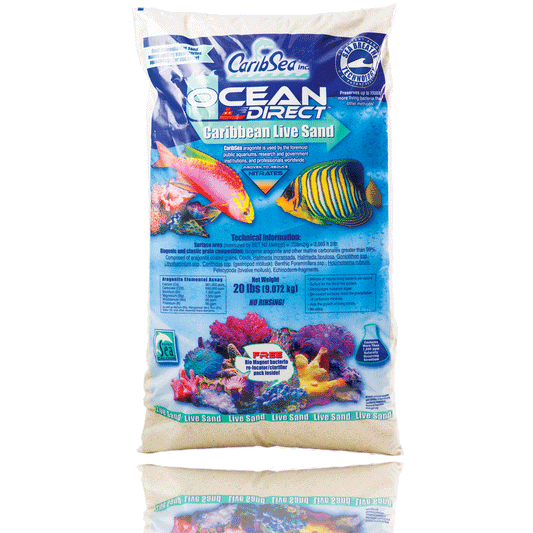CaribSea Ocean Direct Live Sand Original Grade - 20lb - The Pet Source