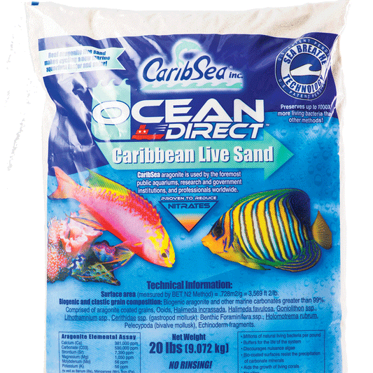 CaribSea Ocean Direct Live Sand Original Grade - 20lb - The Pet Source