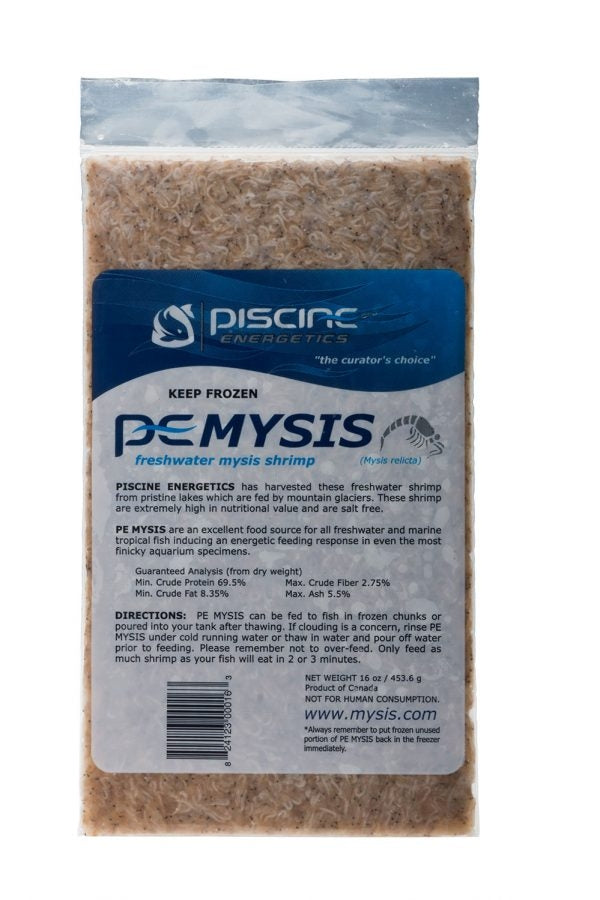 Piscine Energetics PE Frozen Mysis Shrimp - 16oz - The Pet Source