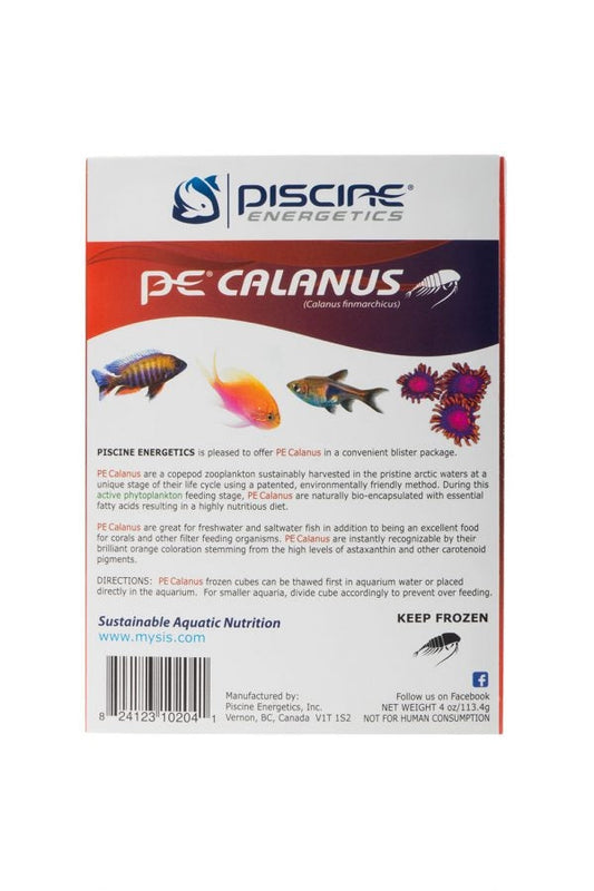 Piscine Energetics PE Frozen Calanus - 4oz - The Pet Source