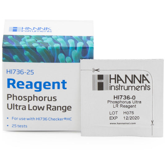 Hanna Checker Phosphorus Ultra Low Range Reagent 25 Tests HI736-25 - The Pet Source