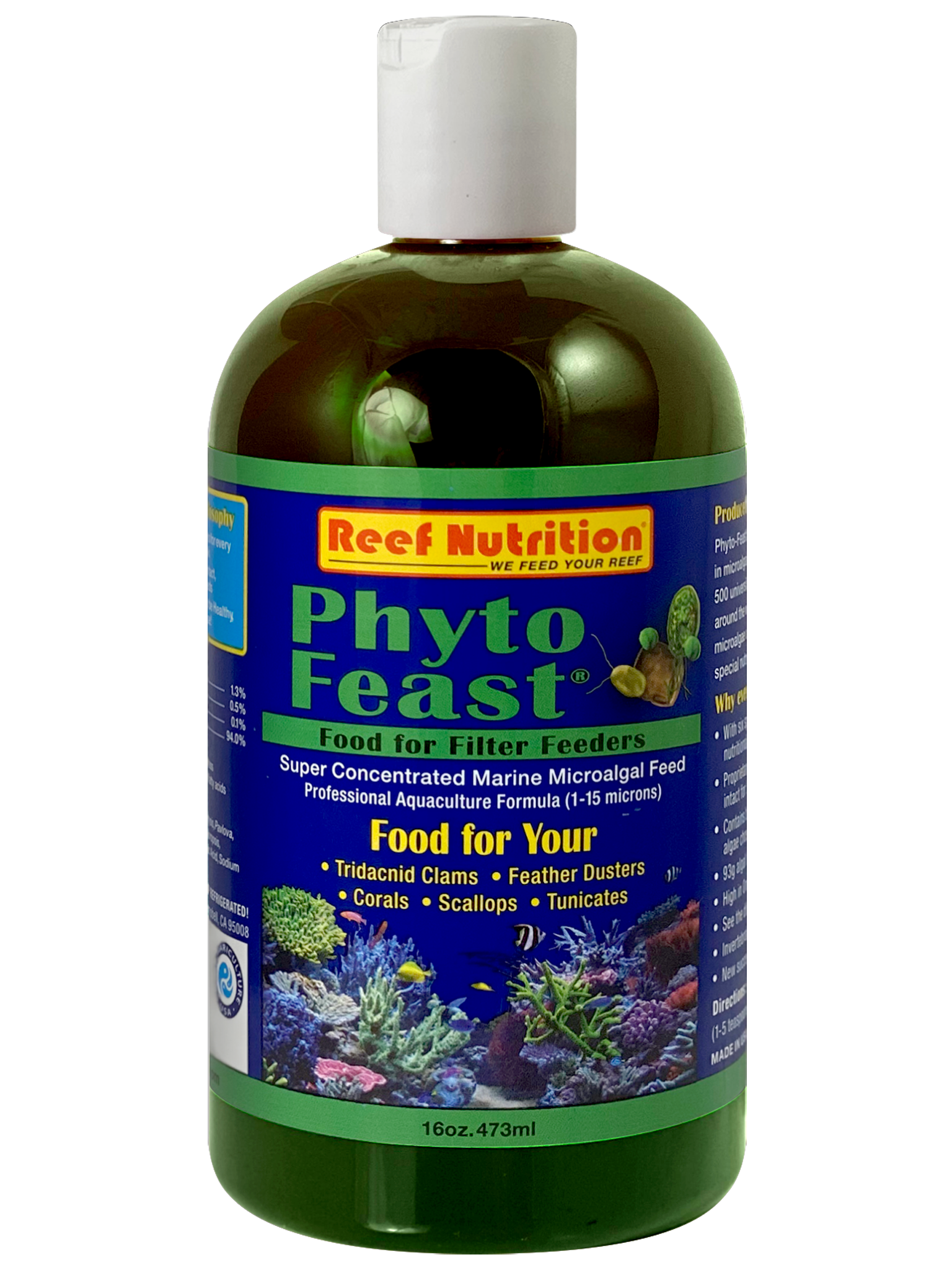 Reef Nutrition Phyto-Feast Live - 16oz - The Pet Source