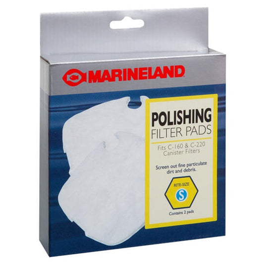 Marineland Polishing Filter Pads for Canister Filters Rite-Size S - 2 pk - The Pet Source