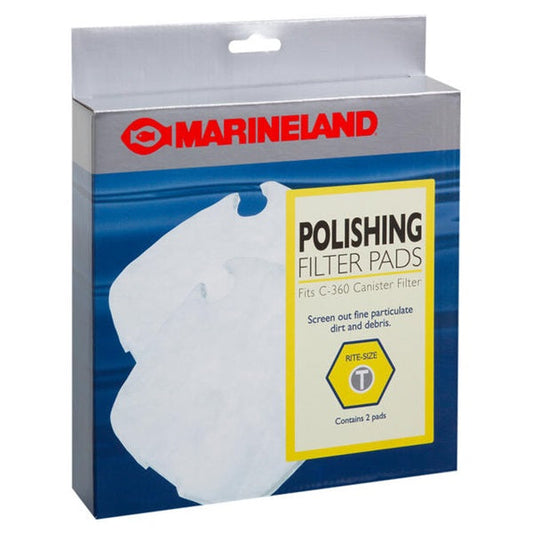 Marineland Polishing Filter Pads for Canister Filters Rite-Size T - 2 pk - The Pet Source