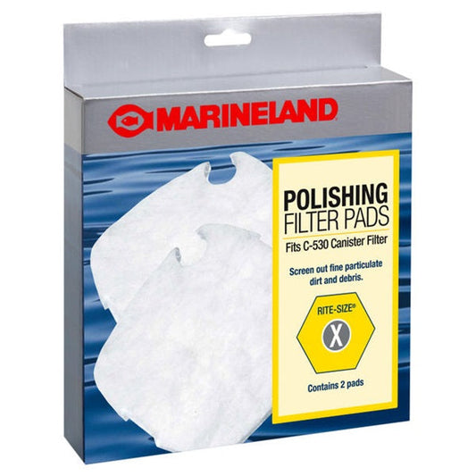 Marineland Polishing Filter Pads for Canister Filters Rite-Size X - 2 pk - The Pet Source
