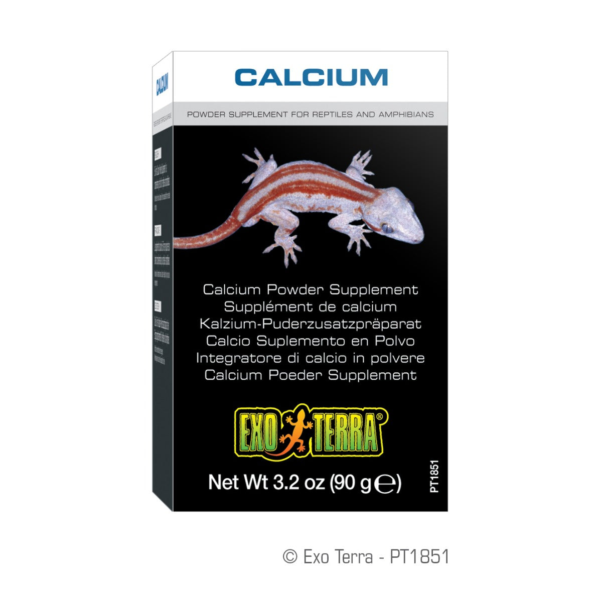 Exo Terra Calcium Powder Supplement - 3.2 oz - 90 g - The Pet Source