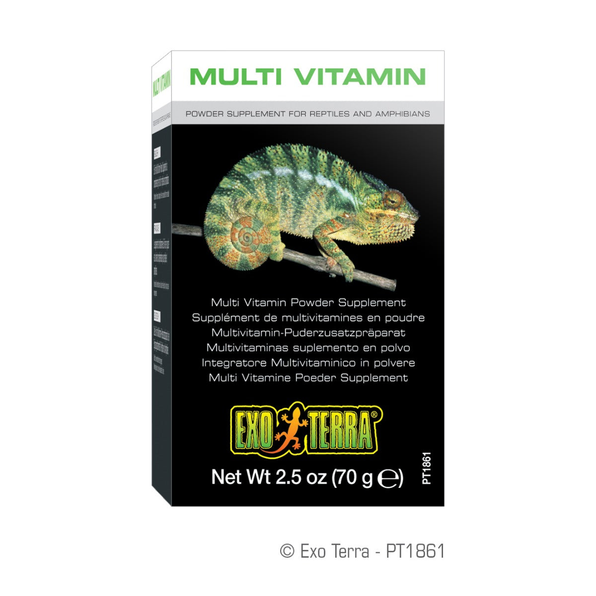 Exo Terra Multi Vitamin Powder Supplement - 2.5 oz - 70 g - The Pet Source