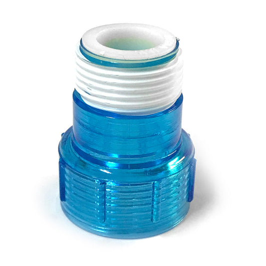 Aqua UV Quartz Cap with Ring, Clear Blue - The Pet Source