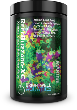 Brightwell Aquatics Reef Blizzard-XC Xtreme Color Powdered Food - 40g - The Pet Source