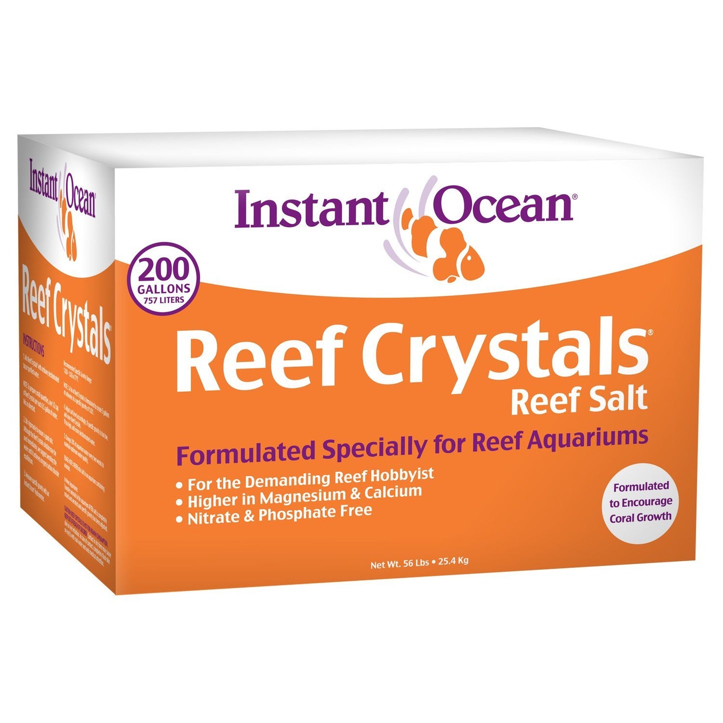 Instant Ocean Reef Crystals Reef Salt 200 Gallons - The Pet Source
