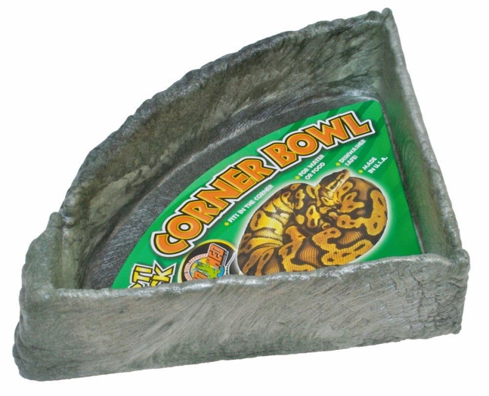 Zoo Med Repti Rock Corner Bowl - Extra Large - The Pet Source