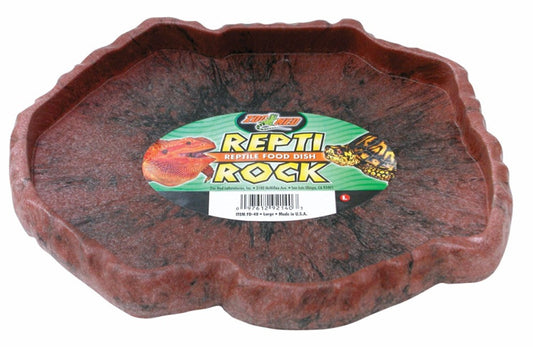 Zoo Med Repti Rock Food Dish - Large - The Pet Source