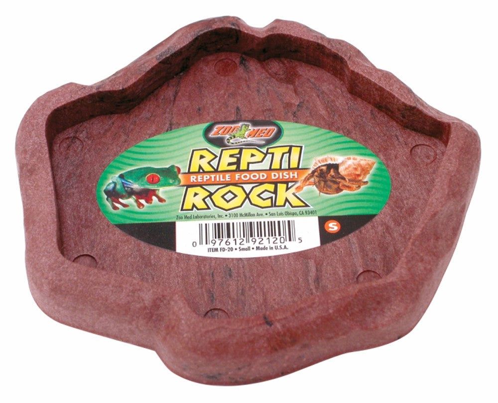Zoo Med Repti Rock Food Dish - Small - The Pet Source