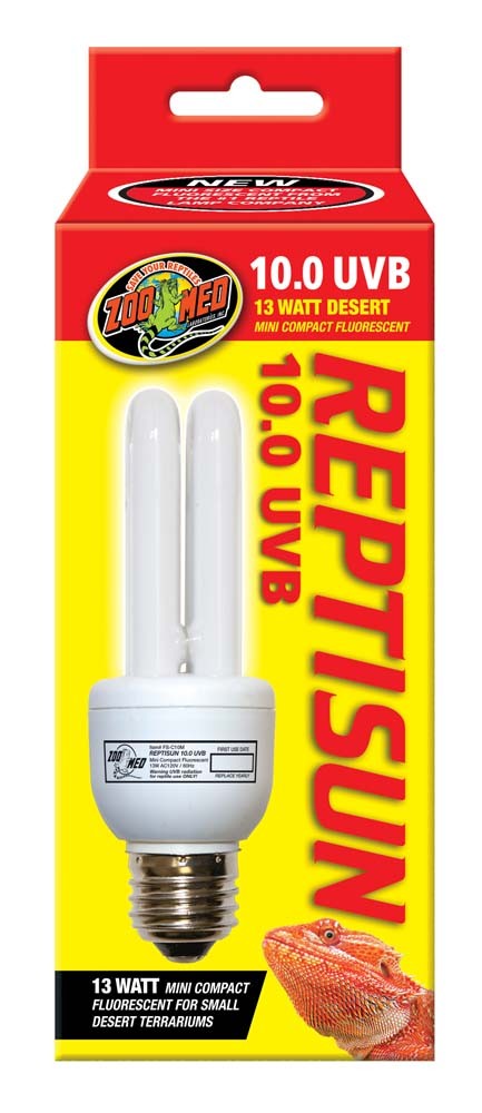 Zoo Med ReptiSun 10.0 Mini Compact Fluorescent - The Pet Source