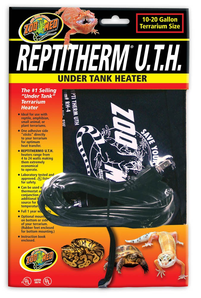 Zoo Med ReptiTherm Under Tank Heater - Small 10-20 gal - The Pet Source
