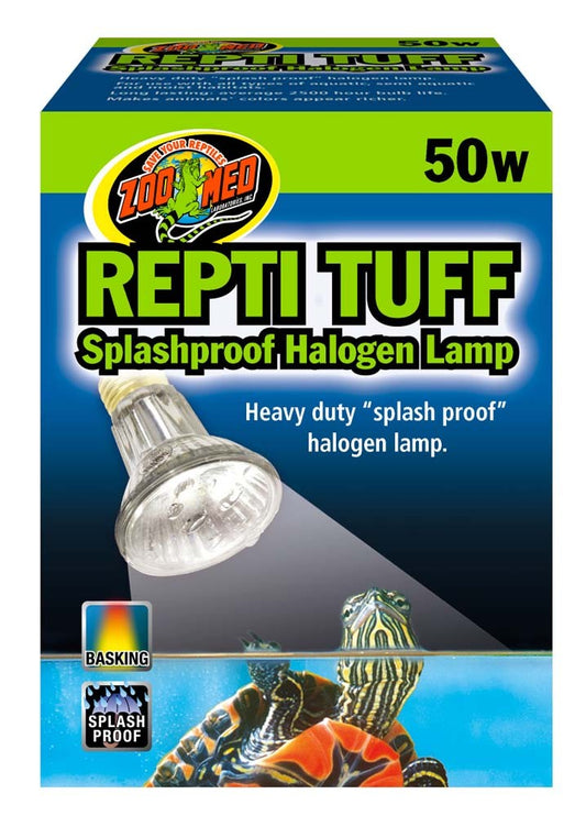 Zoo Med Repti Tuff Splashproof Halogen Lamp - 50 W - The Pet Source