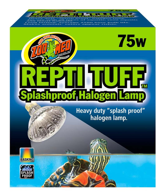 Zoo Med Repti Tuff Splashproof Halogen Lamp - 75 W - The Pet Source
