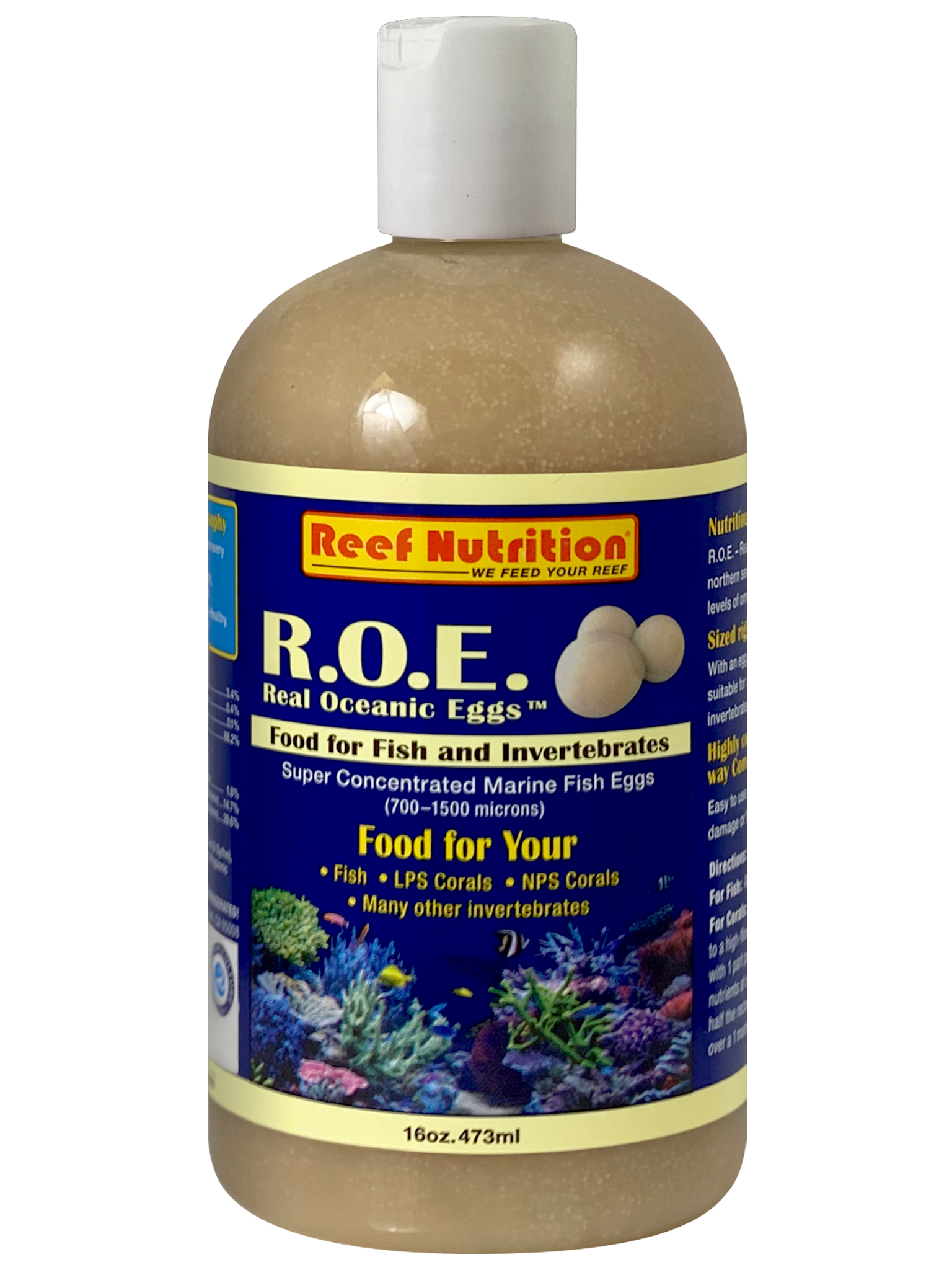 Reef Nutrition R.O.E. Real Oceanic Eggs - 16oz - The Pet Source