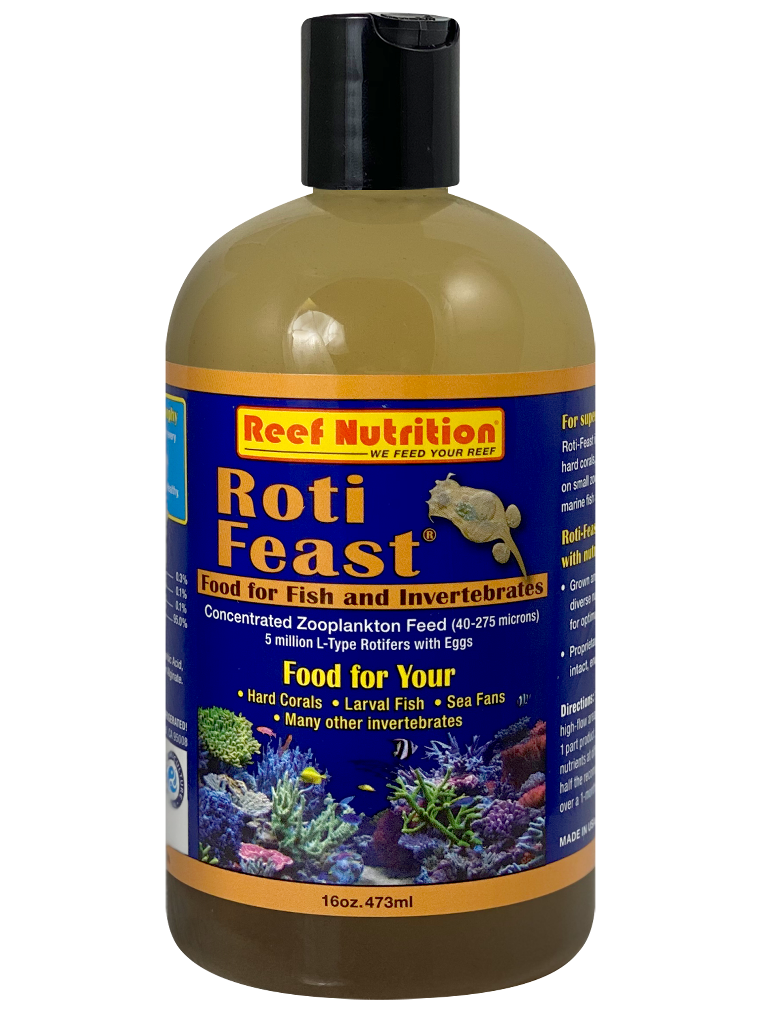 Reef Nutrition Roti-Feast - 16oz - The Pet Source