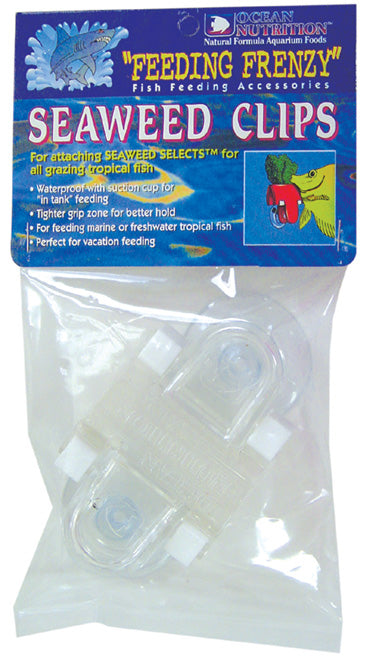 Ocean Nutrition Feeding Frenzy Seaweed Clips - 2 pack - The Pet Source