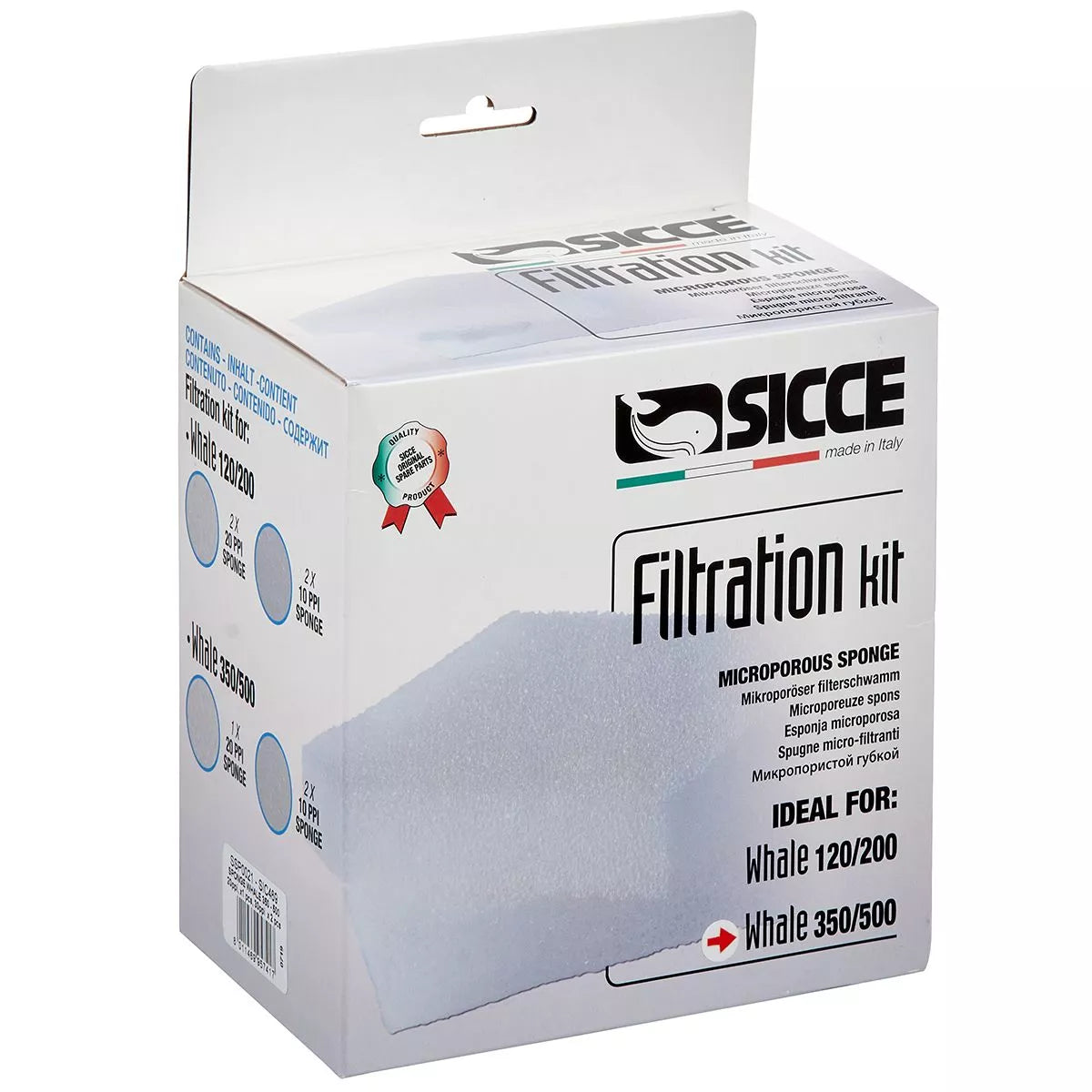 Sicce WHALE 350 & 500 Replacement Sponge Kit - The Pet Source