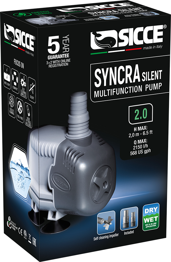 Sicce Syncra Silent 2.0 Pump - 568 GPH - The Pet Source