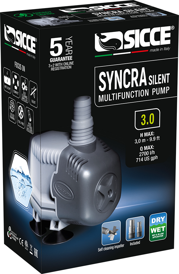 Sicce Syncra Silent 3.0 Pump - 714 GPH - The Pet Source