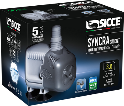 Sicce Syncra Silent 3.5 Pump - 687 GPH - The Pet Source