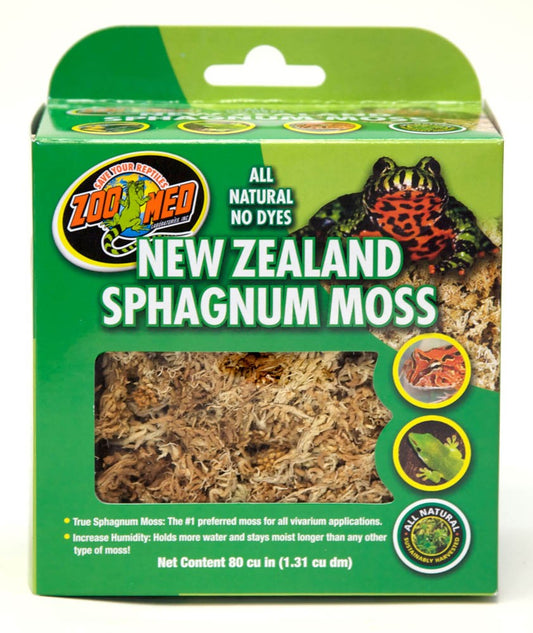 Zoo Med New Zealand Sphagnum Moss - 80 cubic inch - The Pet Source