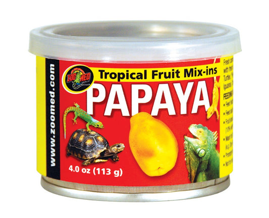 Zoo Med Tropical Fruit Mix-ins Papaya - 3.4 oz - The Pet Source