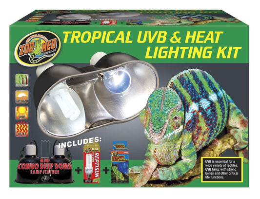 Zoo Med Tropical UVB & Heat Lighting Kit - The Pet Source